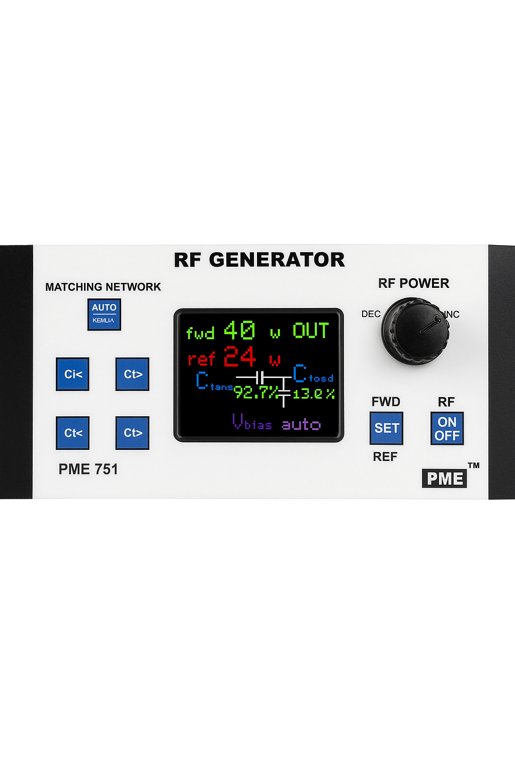 RF Generator with auto-impedance matching netwok