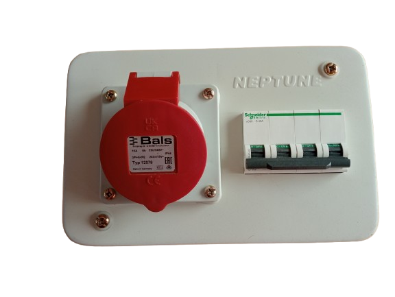 Industrial Socket Box 32A 3-Phase with MCB