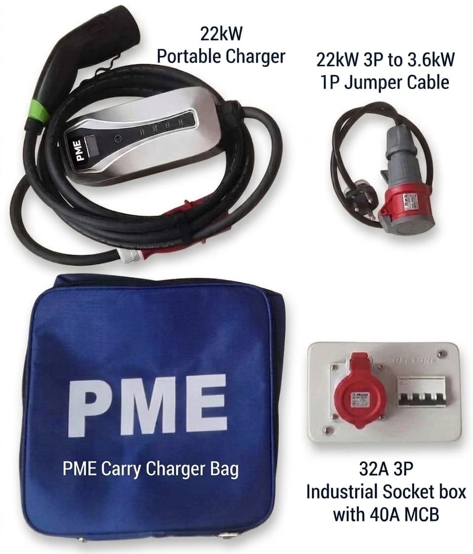 EV Charger 22kW Fullkit (XtremeCharge)