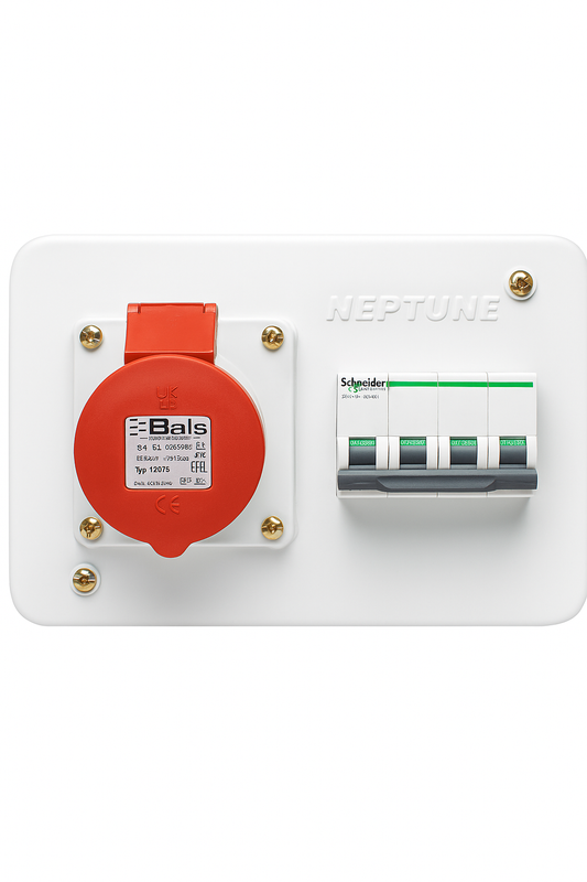 Industrial Socket Box 32A 3-Phase with MCB