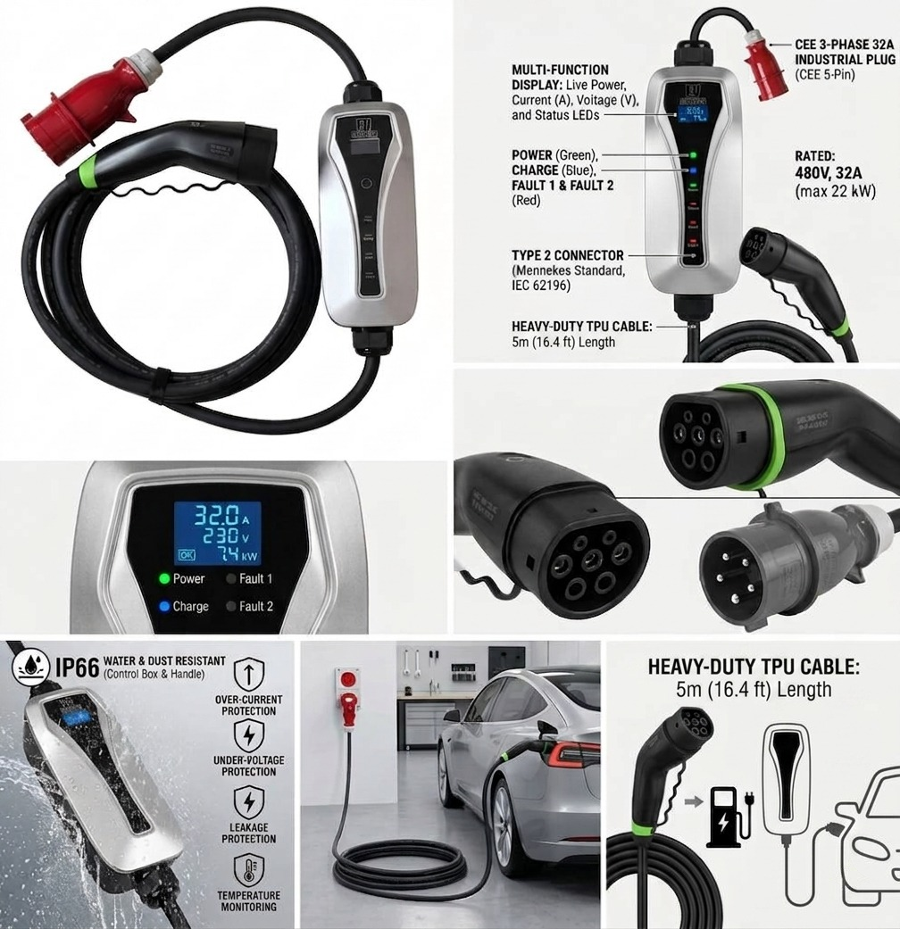 EV Charger 22kW (XtremeCharge)