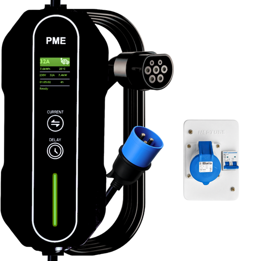 EV Charger 7.2kW (Hypercharge) + Socket Box