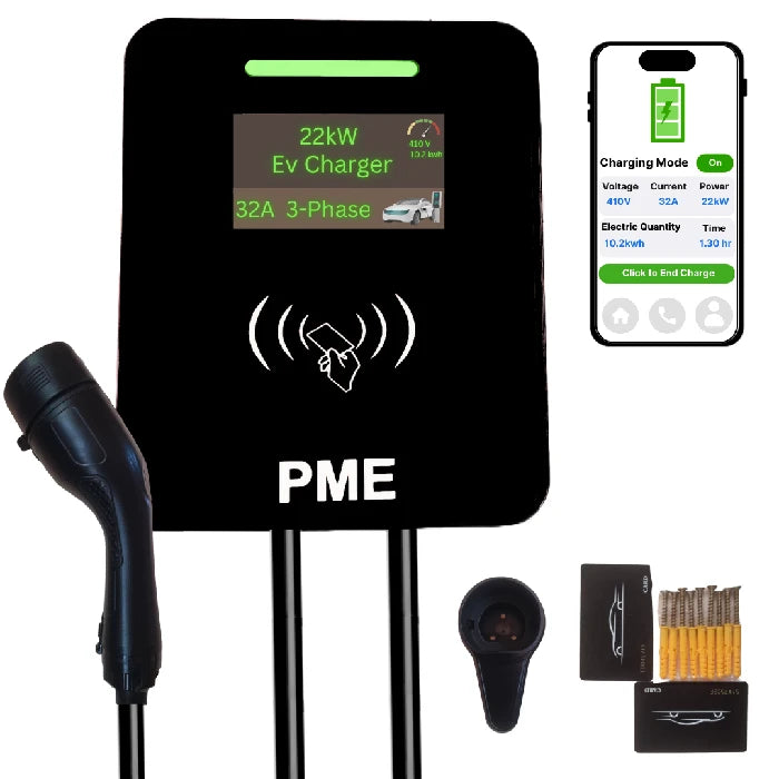 22kW Wallmount EV charger (UltraCharge)