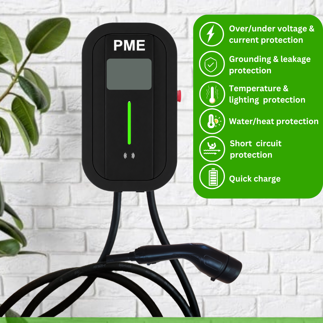 PME 7.2kW EV Charger Wallmount | Fast, Smart & Safe Charging