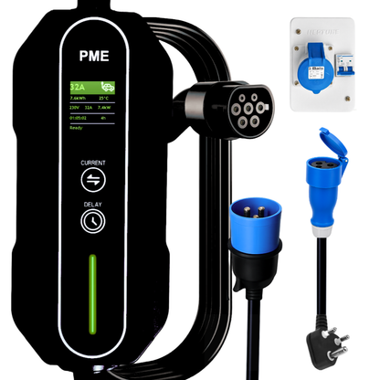 EV Charger 7.2kW Fullkit