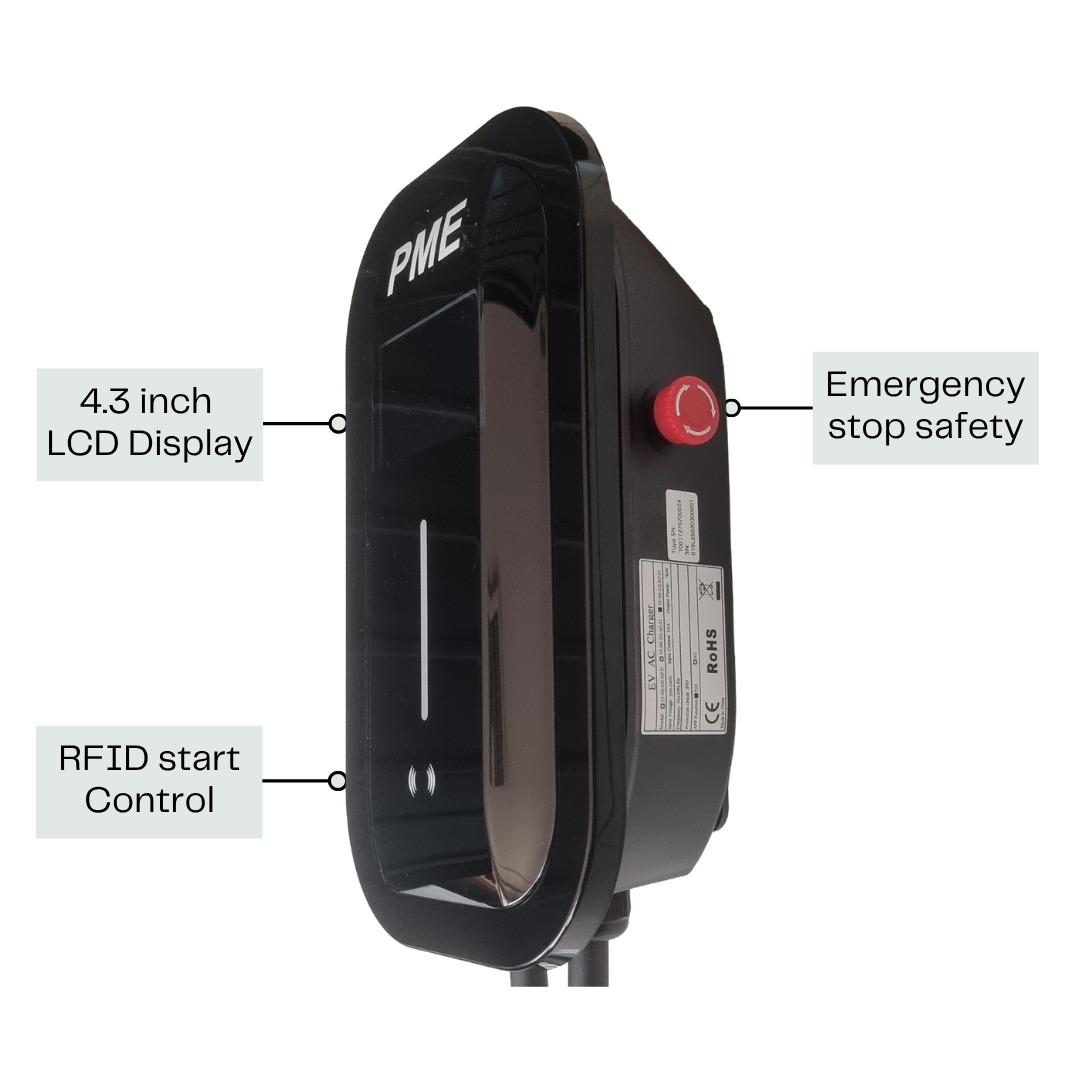 PME 7.2kW EV Charger Wallmount | Fast, Smart & Safe Charging