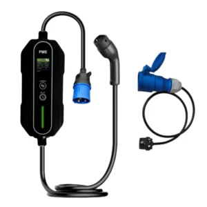 Portable EV Charger 7.2kW with jumper cable 32A to 16A converter