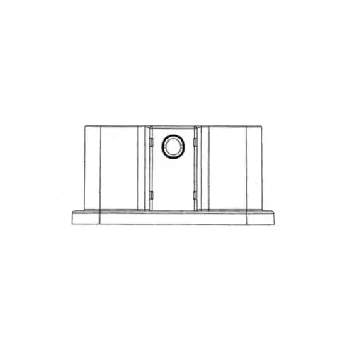 EV socket / EV Charger gun holder top view